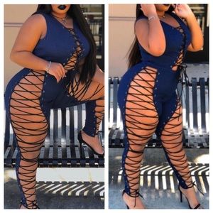 Laced up Goujie Denim